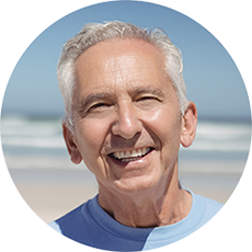 A portrait representing Mr. M.H., a patient of Dan Nguyen Ophthalmologist, who underwent glaucoma treatment